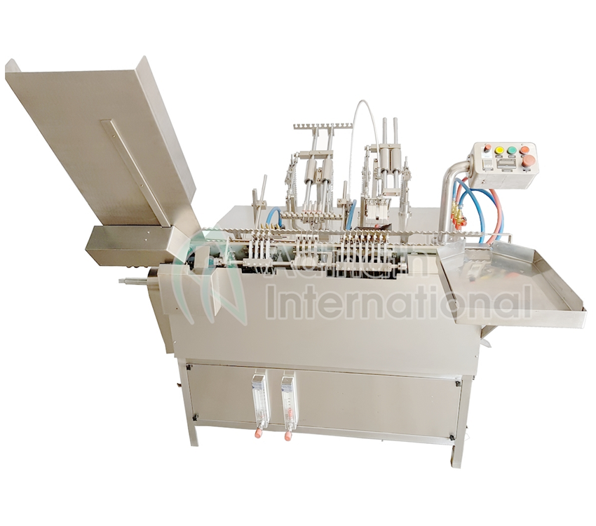 Six Head Ampoule Filling Machine